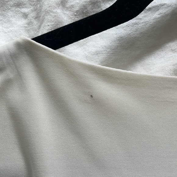 Chaps black and white ruched dress - Picture 4 of 4